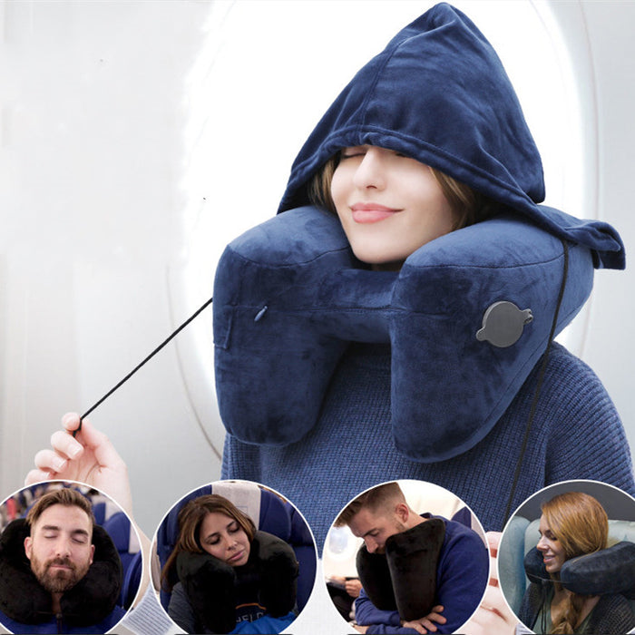 Inflatable Travel Neck Pillow Cushion