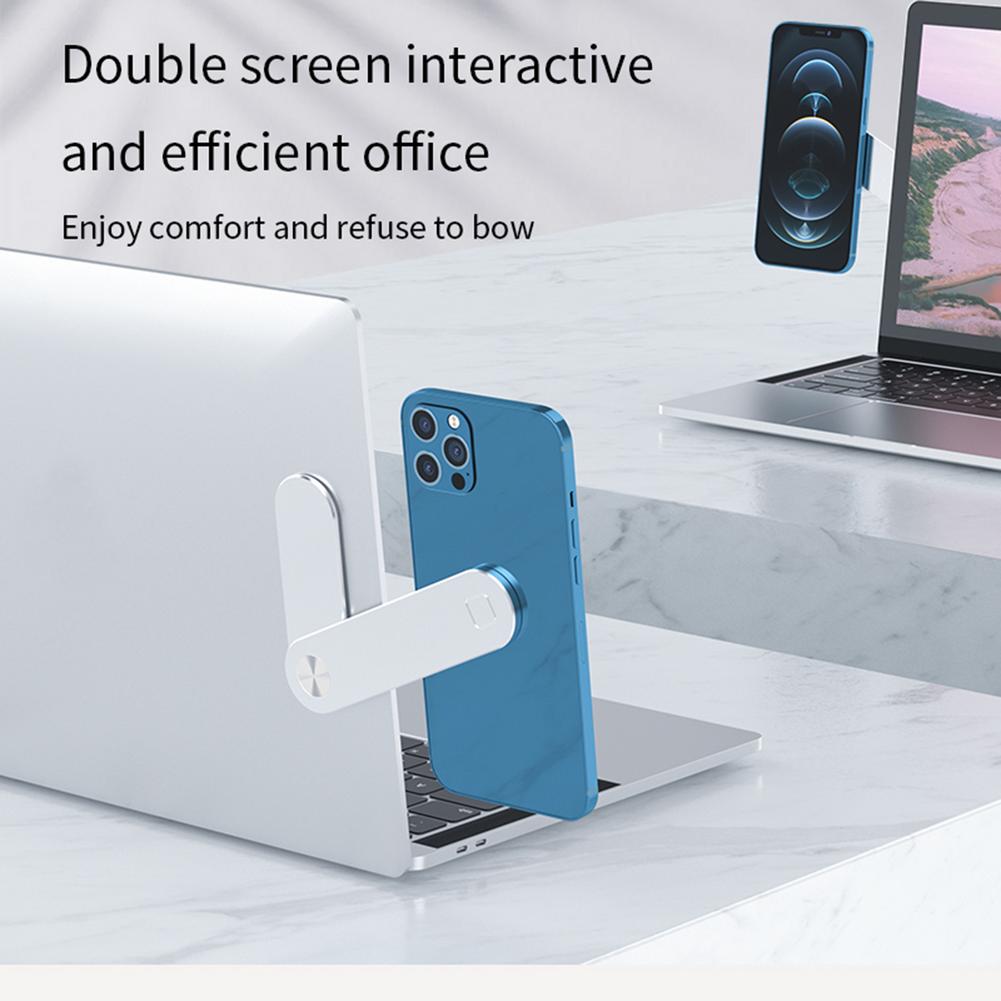 Magnetic Laptop Side Phone Mount