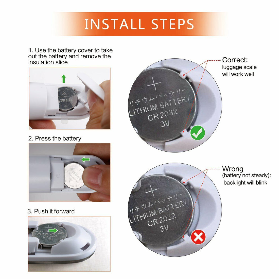Digital Luggage Scale Avoid Overpacking